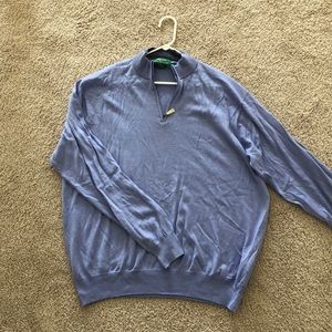 Masters by Peter Millar 1/4 zip pullover sweater